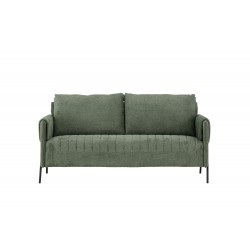 Indigo 2 personers Sofa - Sort og Grøn