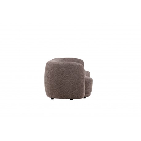 Cielo 3 personers Sofa - Sort og Brun