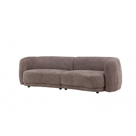 Cielo 3 personers Sofa - Sort og Brun