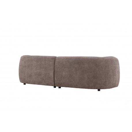 Cielo 3 personers Sofa - Sort og Brun