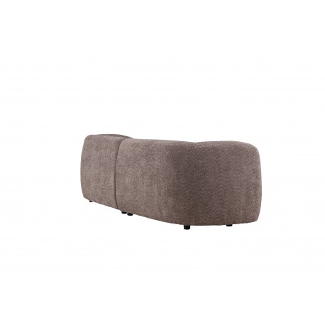 Cielo 3 personers Sofa - Sort og Brun