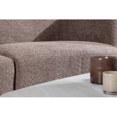 Cielo 3 personers Sofa - Sort og Brun