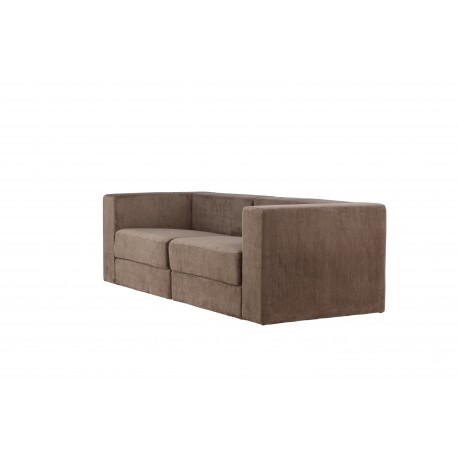 Lumi 3 personers Sofa - Brun