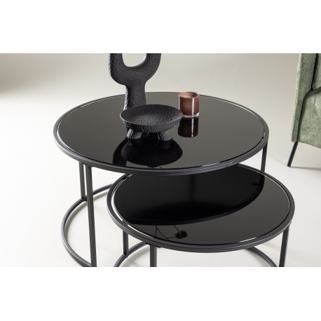 Twin Sofabordsæt - Sort