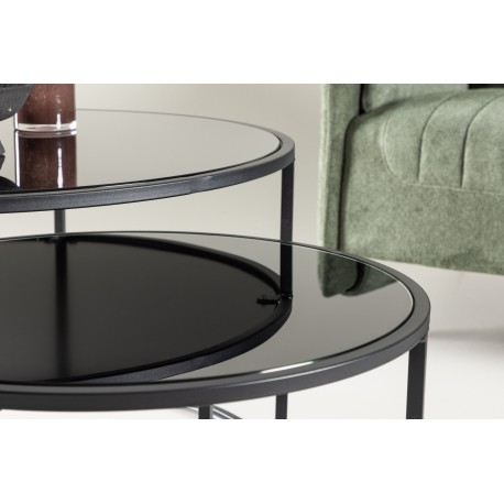 Twin Sofabordsæt - Sort