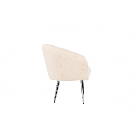Wanda Lænestol - Sølvgrå og Beige