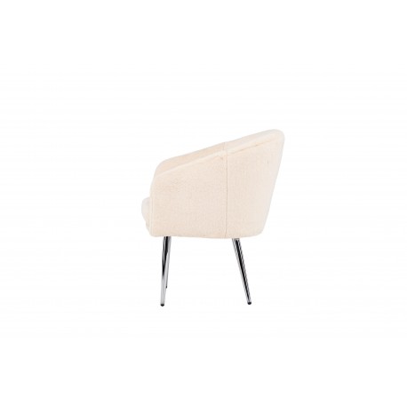 Wanda Lænestol - Sølvgrå og Beige