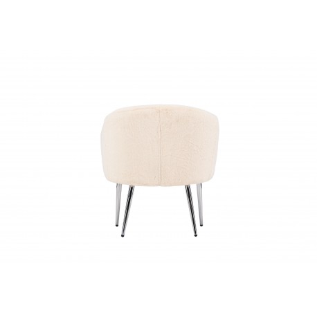 Wanda Lænestol - Sølvgrå og Beige