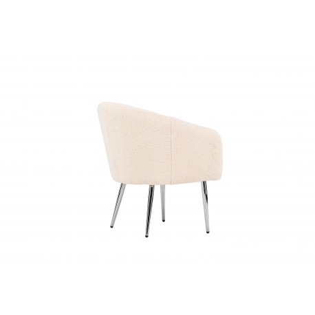 Wanda Lænestol - Sølvgrå og Beige