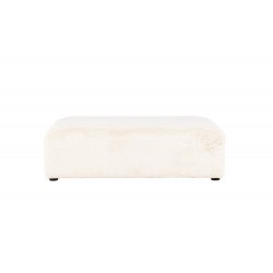 Davie Pouf - Beige og Sort