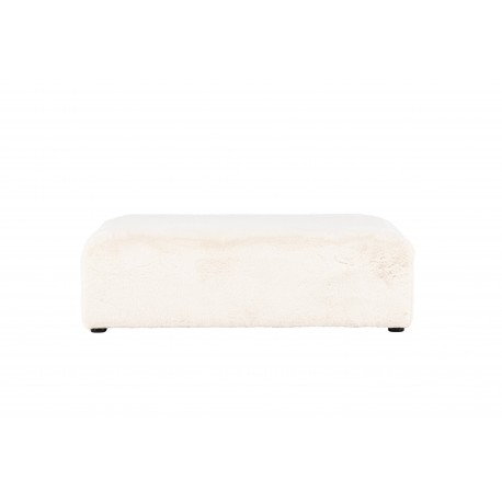 Davie Pouf - Beige og Sort