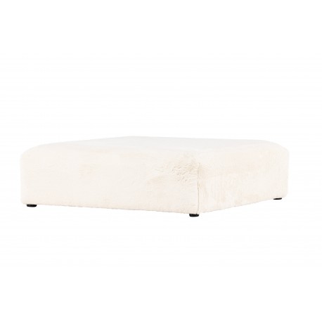 Davie Pouf - Beige og Sort