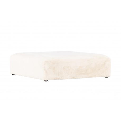 Davie Pouf - Beige og Sort
