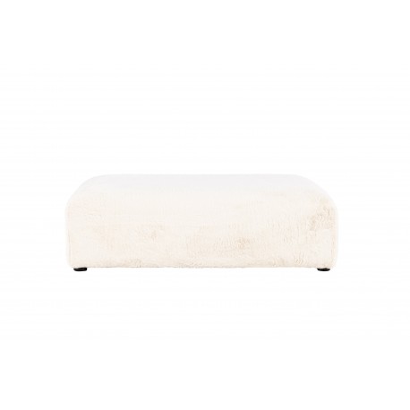 Davie Pouf - Beige og Sort