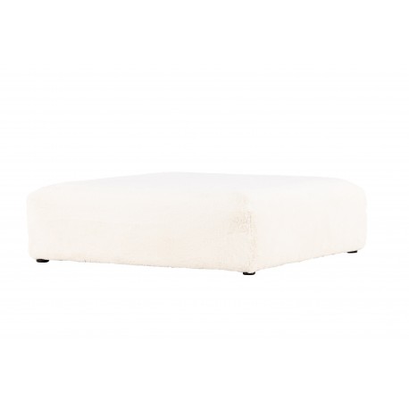 Davie Pouf - Beige og Sort