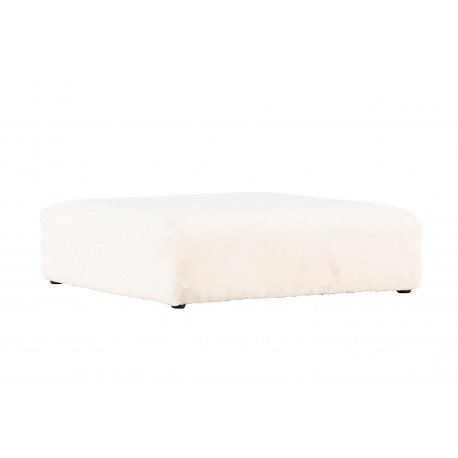 Davie Pouf - Beige og Sort