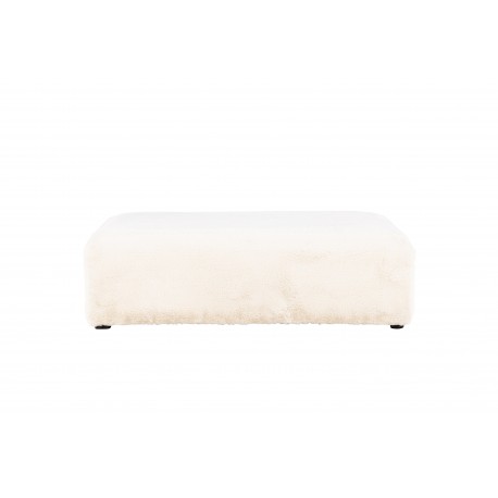 Davie Pouf - Beige og Sort