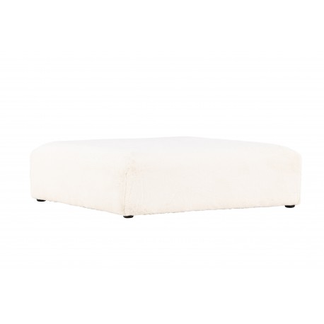 Davie Pouf - Beige og Sort