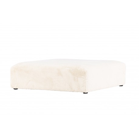 Davie Pouf - Beige og Sort