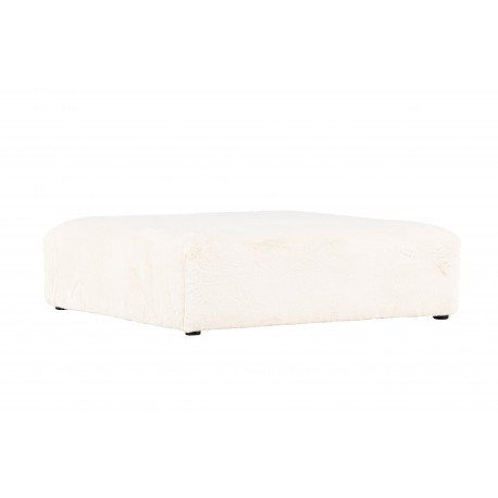 Davie Pouf - Beige og Sort