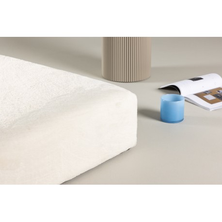 Davie Pouf - Beige og Sort