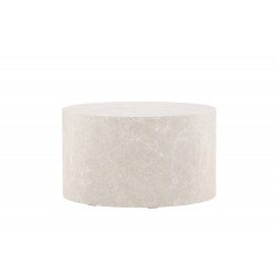 York Sofabord Ø80cm - Beige