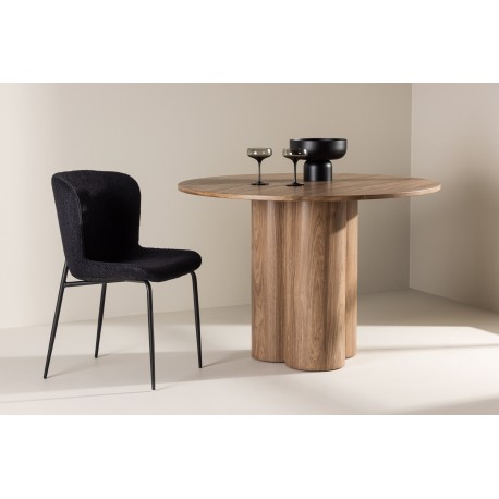 Olivia Rundt spisebord Ø110cm - Brun