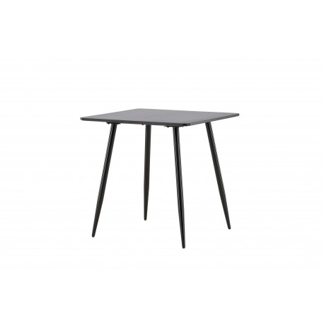 Polar Spisebord 75 x 75cm - Sort