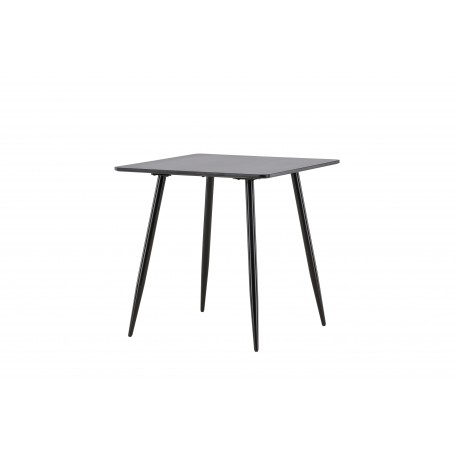 Polar Spisebord 75 x 75cm - Sort