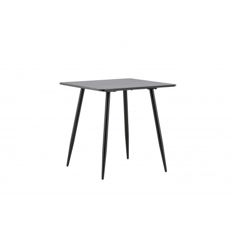Polar Spisebord 75 x 75cm - Sort