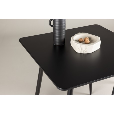Polar Spisebord 75 x 75cm - Sort