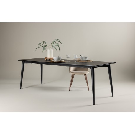 Ellis Spisebord 230 x 85cm - Sort