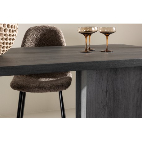 Bassholmen Spisebord 180 cm - Sort