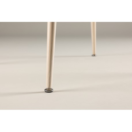 Plaza Rundt spisebord Ø100 cm - Hvidpigmenteret