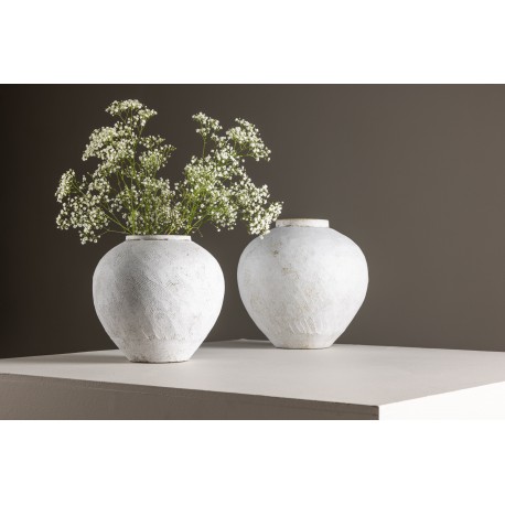 Globus Vase - Beige og Brun