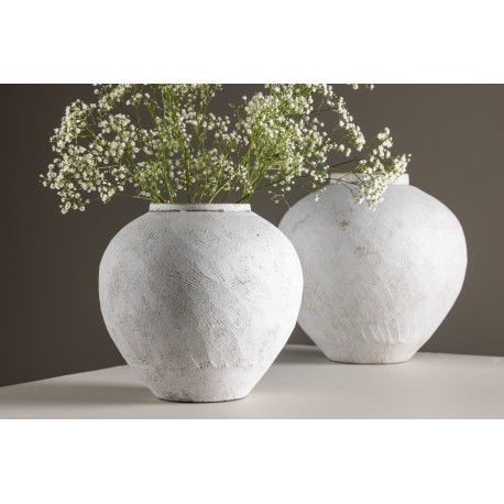 Globus Vase - Beige og Brun