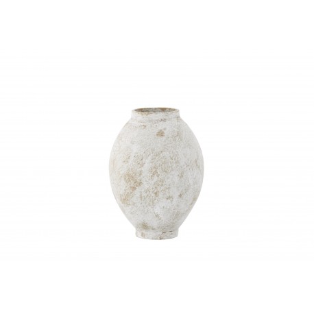 Globe Vase - Beige og Brun