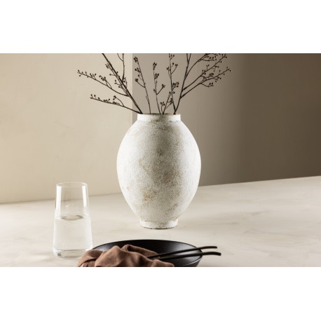 Globe Vase - Beige og Brun