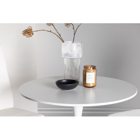 Rundt Spisebordssæt Hamden med 2 stole Pastill