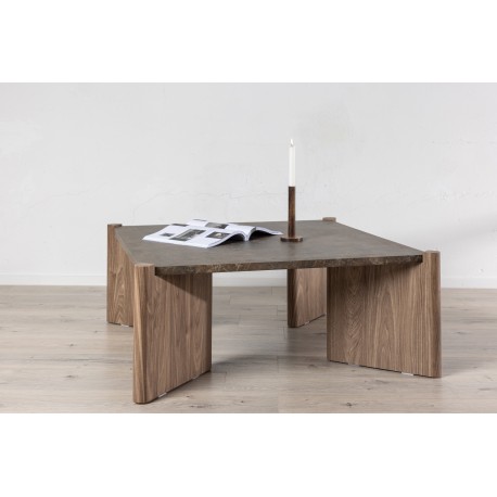 Rogaland Sofabord 100x100cm - Brun