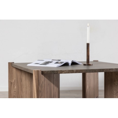 Rogaland Sofabord 100x100cm - Brun