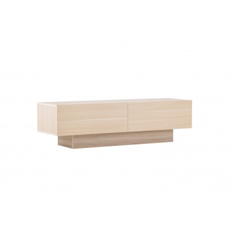 Cuenca Tv-bord 160 x 47 cm - Hvidpudset