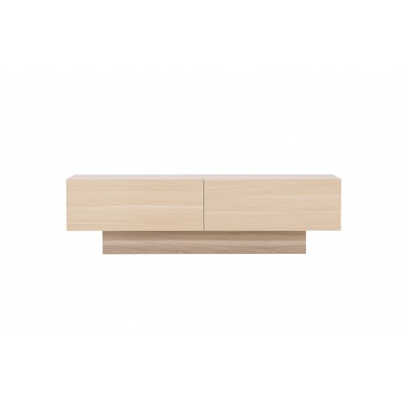 Cuenca Tv-bord 160 x 47 cm - Hvidpudset