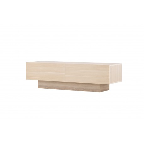 Cuenca Tv-bord 160 x 47 cm - Hvidpudset