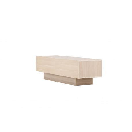 Cuenca Tv-bord 160 x 47 cm - Hvidpudset