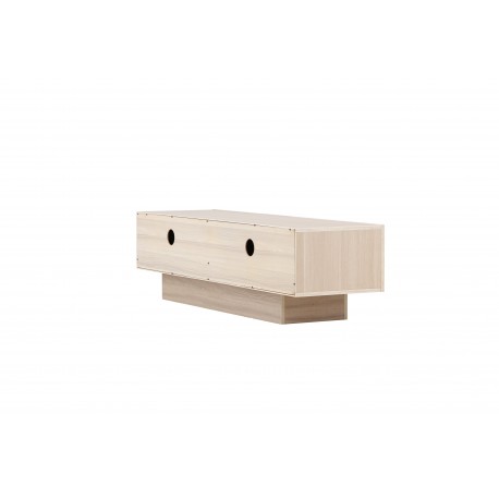 Cuenca Tv-bord 160 x 47 cm - Hvidpudset