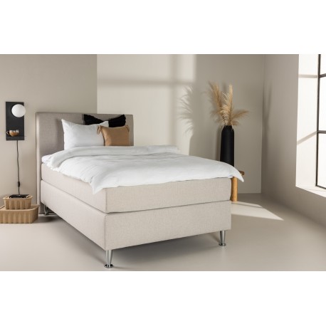 Toledo Kontinentalseng 120x200 - Beige stof