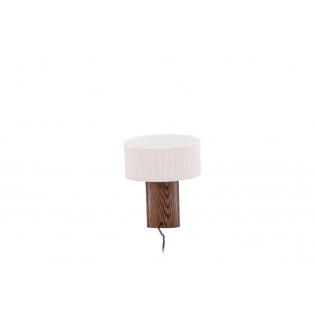 Branas Bordlampe - Valnød og Hvid