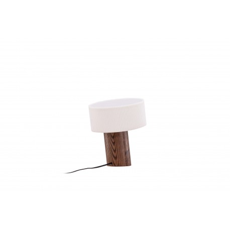 Branas Bordlampe - Valnød og Hvid