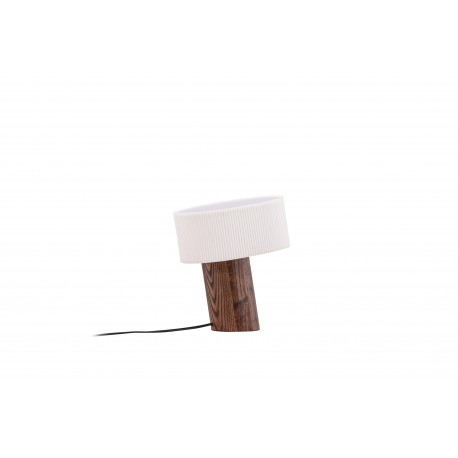 Branas Bordlampe - Valnød og Hvid